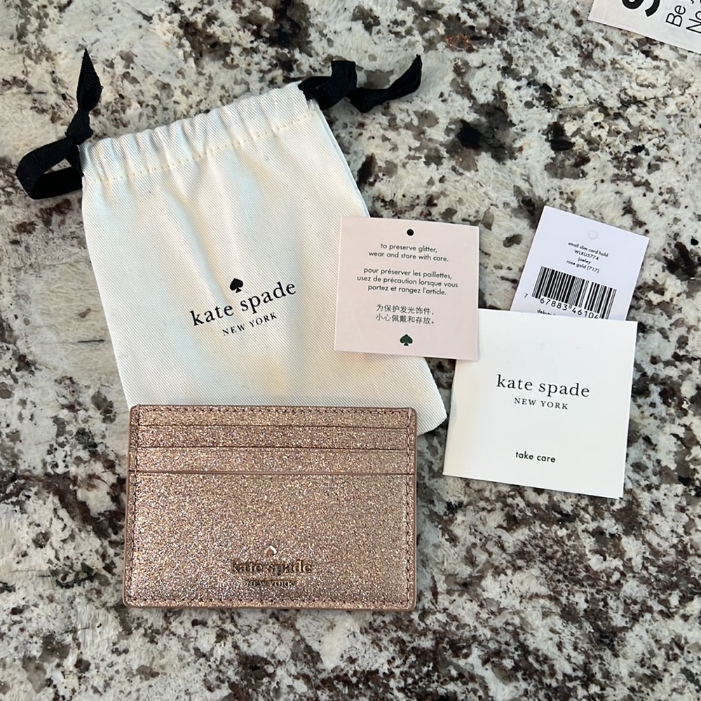 🚨NEVER USED Kate Spade Joeley small slim card holder🚨